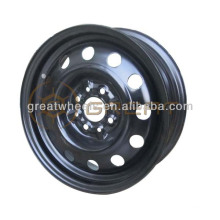 Roue de voiture en acier 14x5,14x6,15x6,16x7,17x7,18x7